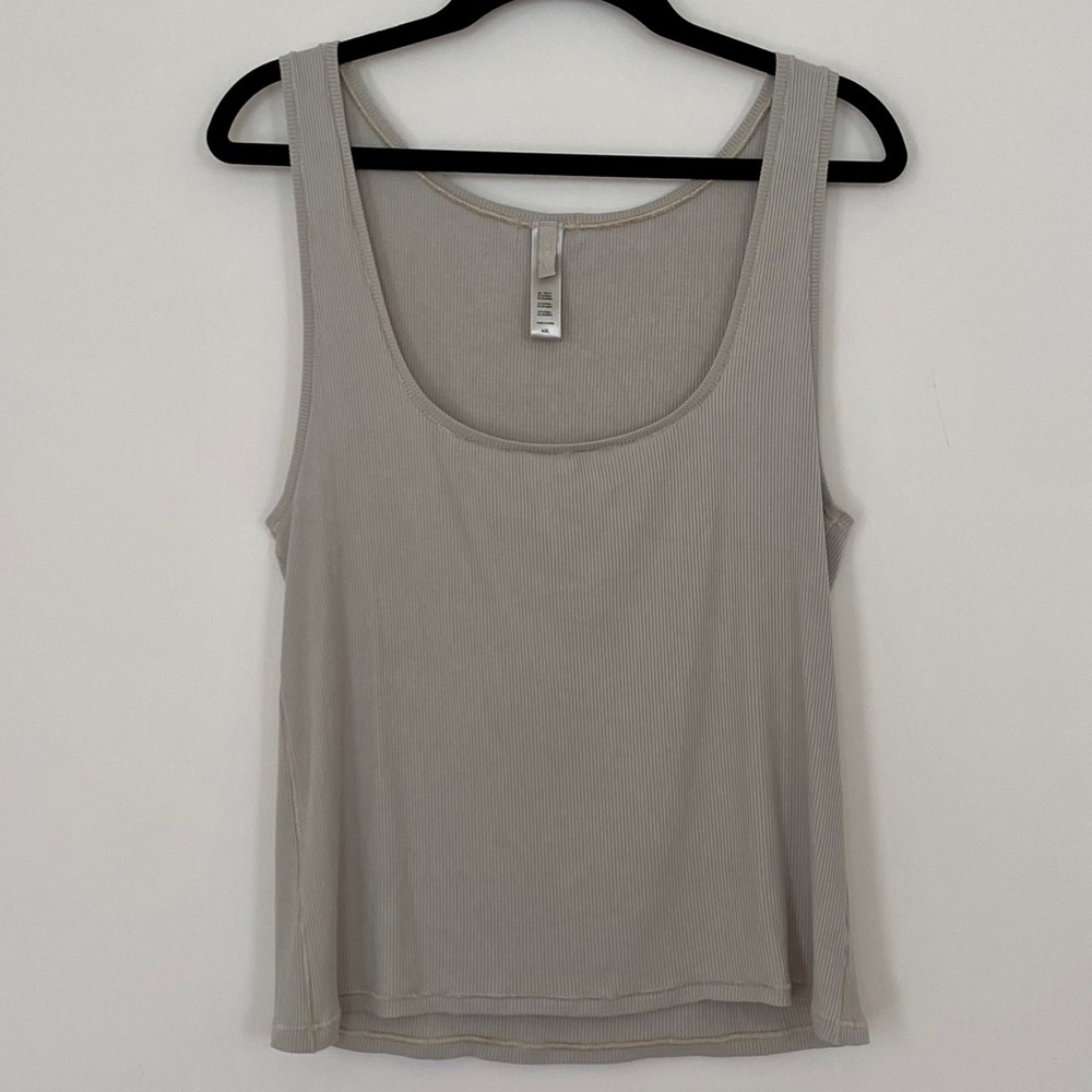 Skims Soft Lounge Tank - Talc - 4x
